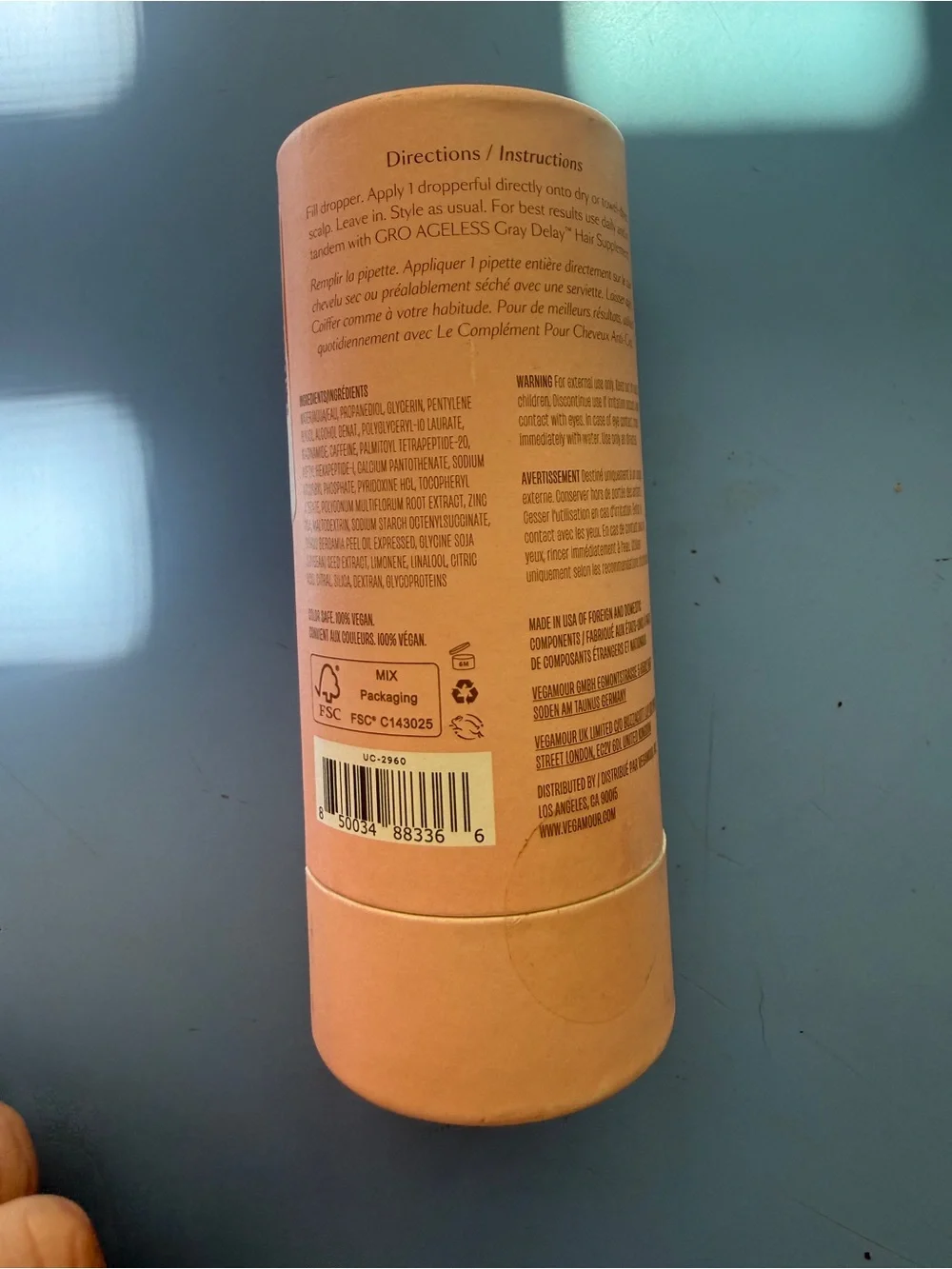 Vegamour Gro Ageless Anti-Gray Hair Serum
